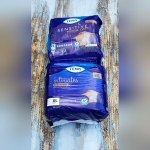 TENA Sensitive Care and Intimates Overnight Pads Size XL